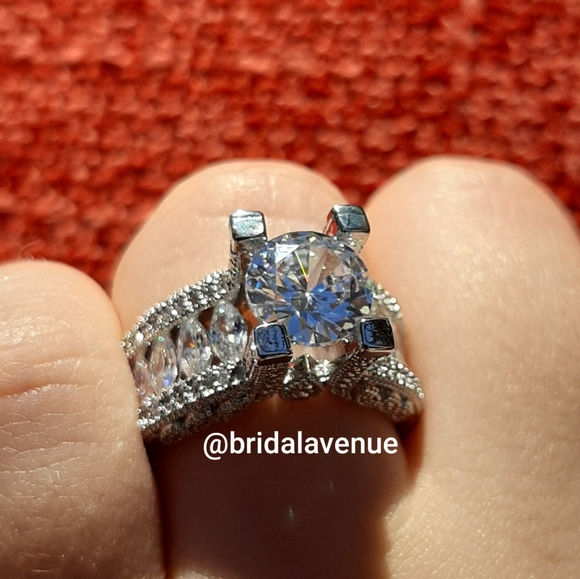 Silver Cubic Zirconia Pure Beauty Ring - Picture 2 of 5